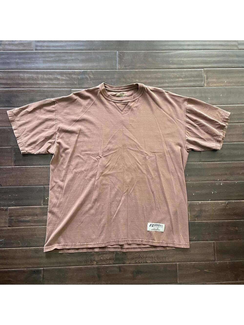 Vintage brown Russell athletic shirt